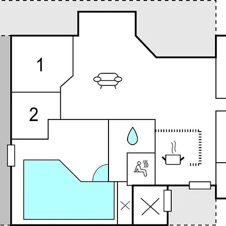 Nice Home In Juelsminde With Sauna 펜션